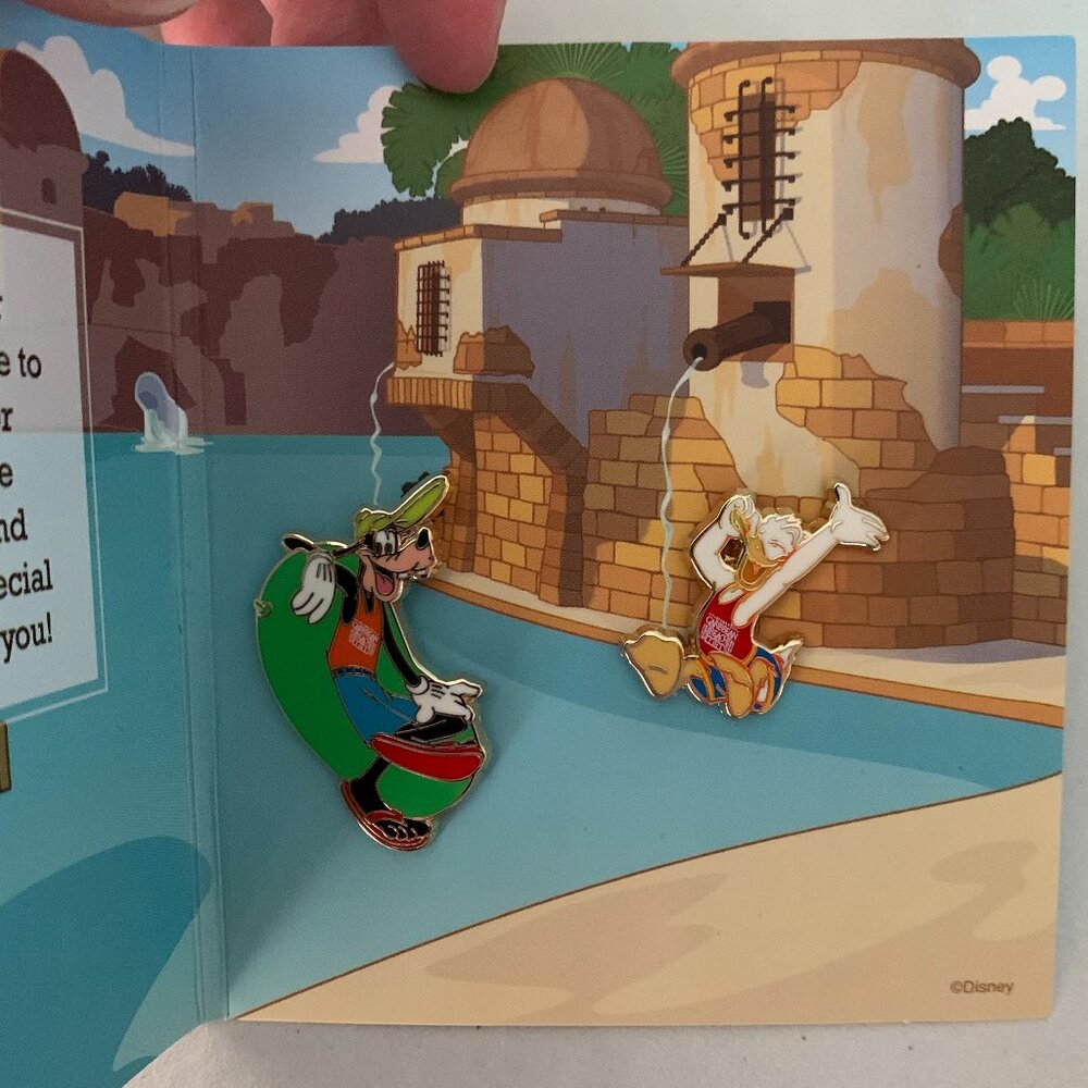 Disney Caribbean Beach Resort Pin Set